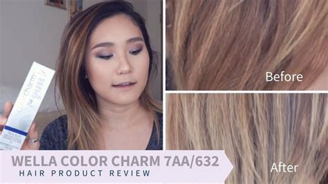 Medium Ash Blonde With Wella Color Charm 7aa 632 Aimee Haruna Wella