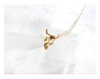 Animal Skull Charm Necklace