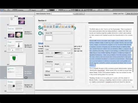 Adding A Scrolling Sidebar Widget To IBooks Author YouTube