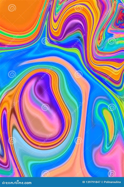 Abstract Multi-colored Acid Background . Stock Illustration ...