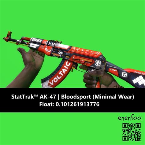 ST AK 47 BLOODSPORT MINIMAL WEAR STATTRAK AK47 MW CS2 COUNTER STRIKE