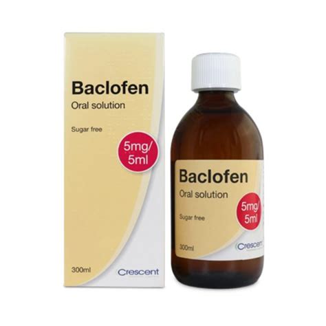 Baclofen 5mg 5ml Liquid Sf 300ml Asset Pharmacy