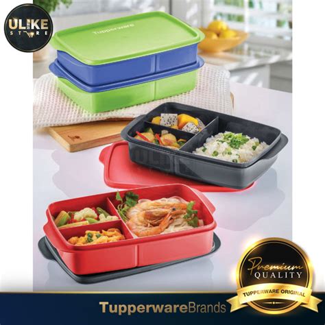 Tupperware Lunch Box Snack N Stack 25l Jollitup 10l Reheatable