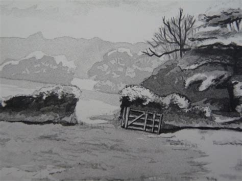 Winter Scene Sketch At Explore Collection Of