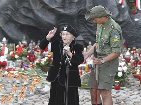 Rocznica Powstania Warszawskiego Wanda Traczyk Stawska Przy