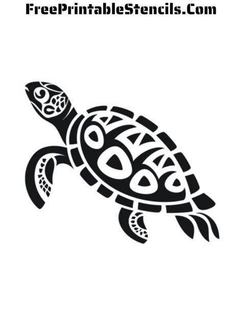 Free Printable Sea Turtle Stencils Free Printable Stencils Clip Art