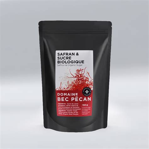 Safran Et Sucre De Canne Biologique En Vrac Domaine Bec P Can