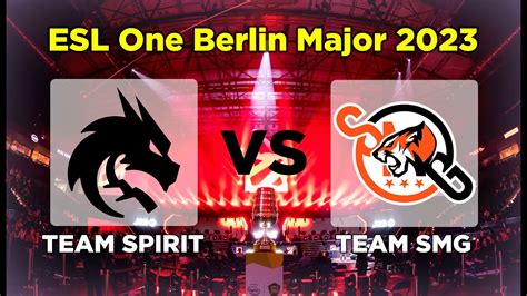 МАЖОР В БЕРЛИНЕ 2023 TEAM SPIRIT VS Team SMG ESL One Berlin Major