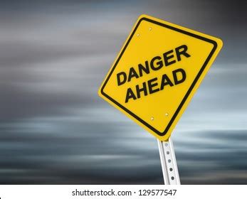 Danger Ahead Sign Royalty-Free Images, Stock Photos & Pictures ...