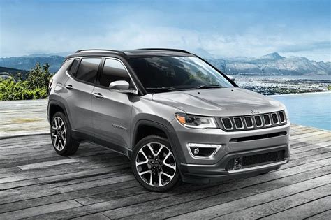 2019 Jeep Compass Parked In Charcoal Grey Jeep Compass Jeep Compass