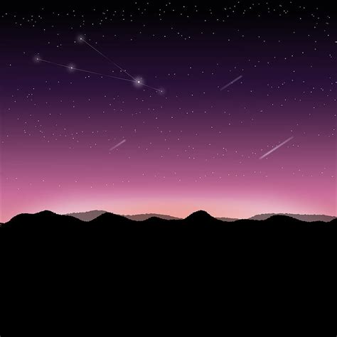 Star fall, night, sky, digital art HD phone wallpaper | Pxfuel