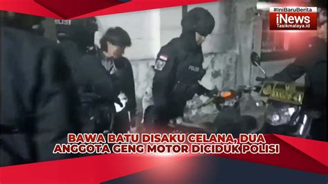 Bawa Batu Disaku Celana Dan Naik Motor Ugal Ugalan Dua Anggota Geng