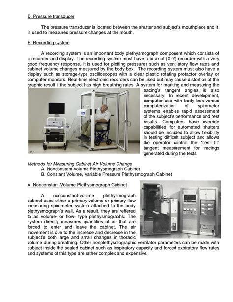 SOLUTION: Body Plethysmography and Directional Valves, Types,Term and Purpose - Studypool