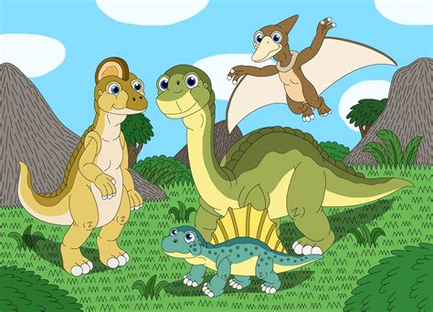 Dink and his dinosaur friends by MCsaurus on DeviantArt