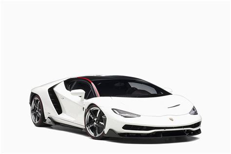 AutoArt Lamborghini Centenario, Bianco Isis/Solid White 1/18 Diecast Car