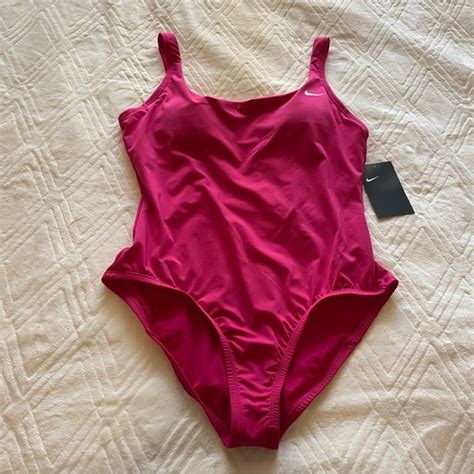 Nike Swim Nike One Piece Swimsuit Pink Open Back Poshmark