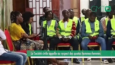 Reportage Dialogue national la Société civile appelle au respect