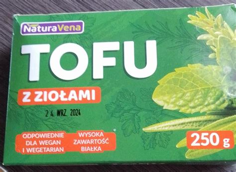 Tofu Z Zio Ami Naturavena Kalorie Kj I Warto Ci Od Ywcze Dine Fit Pl