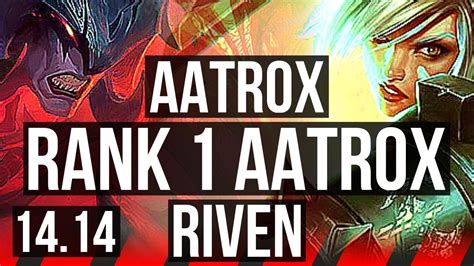 AATROX Vs RIVEN TOP Rank 1 Aatrox Godlike Rank 13 JP Challenger