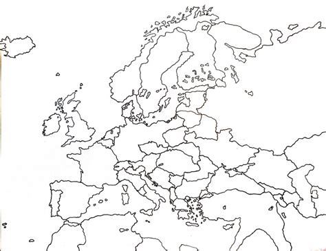 I wanted to make a flag map of Kaiserreich's Europe, but couldn't find a white and blank map ...