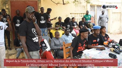 Report De La Pr Sidentielle Affaire Nervis Mbour Le Mouvement Mbour