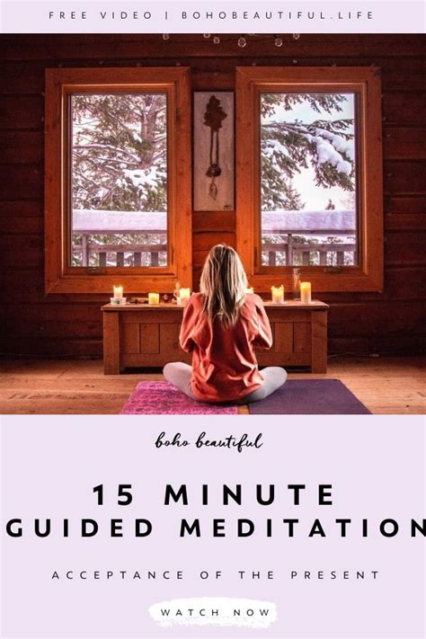 Guided Meditation Acceptance Of The Present Moment Artofit