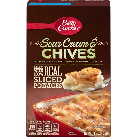 Betty Crocker Sour Cream And Chives Potatoes 48 Oz