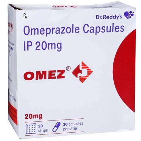 Omeprazole 20mg Omez 20 Capsules Dr Reddy S Laboratories Ltd