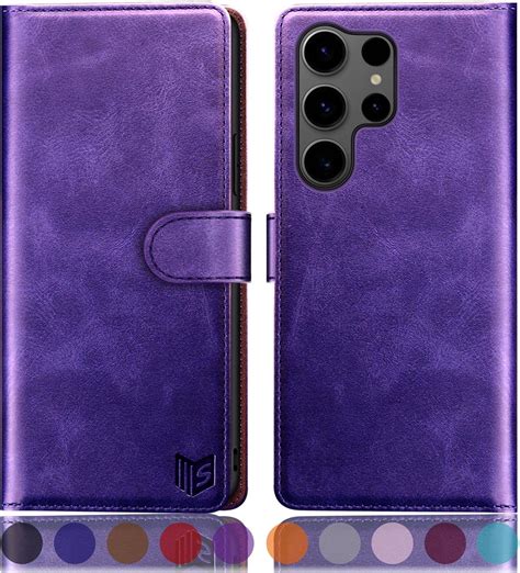Amazon.com: SUANPOT Compatible with Samsung Galaxy S25 Ultra Wallet case with RFID Blocking