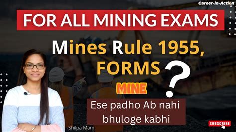 Mines Rule 1955 FORMS Revision MCQs Mines Rule 1955 For All