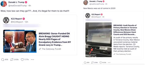Trump X22 Report Posts Media Matters For America