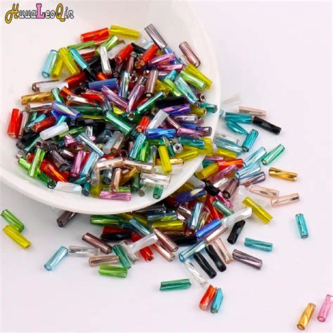 Pcs Mm Czech Tubular Spiral Glass Beads Loose Spaced Seed Beads