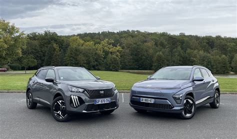 Comparatif Vid O Hyundai Kona Vs Peugeot E Quel Suv Pour