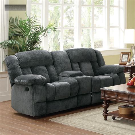 New Grey Rocker Glider Double Recliner Loveseat Lazy Sofa Rocking Reclining Boy | eBay