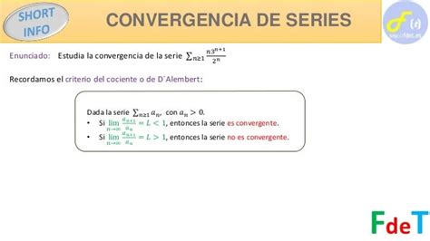 Convergencia De Series 01