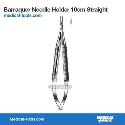 Barraquer Needle Holders 10cm Straight Medical Tools Shop