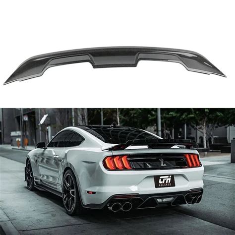 Alerón trasero de fibra de carbono para coche Ford Mustang Gt350 R