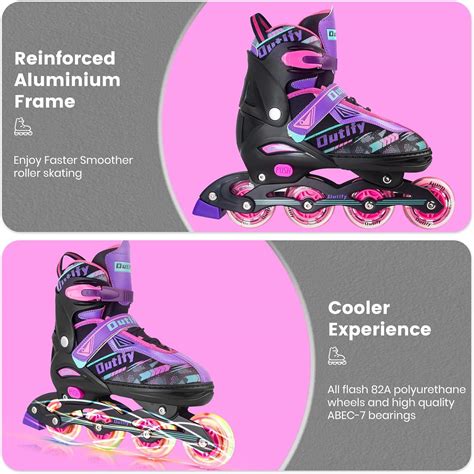 Outify Patines en línea para niños adultos y adolescentes patines en