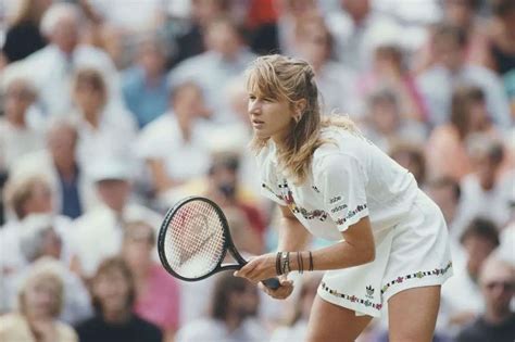 German Tenniswoman Steffi Graf During French Open In