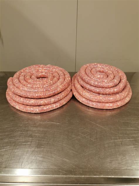 Grosse saucisse fraîche maison 1 kg Boucherie Brusa Locavor fr