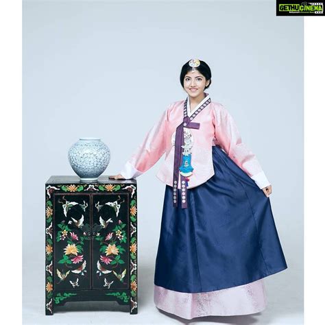 Anaswara Kumar Instagram Wore A Lovely Hanbok The Traditional