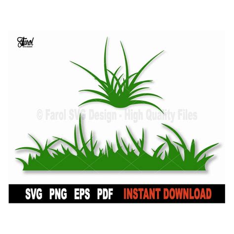 Grass Svg Grass Svg File For Cricut Silhouette Nature Sv Inspire Uplift