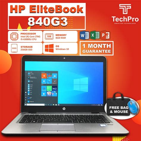 Jual Laptop Second Hp Elitebook 840 G3 I5 Gen 6 8GB Ssd 256 GB 14