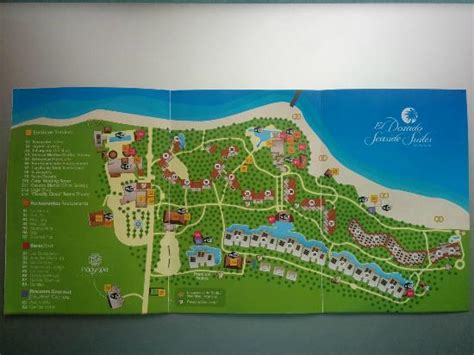 Resort Map Picture Of El Dorado Sensimar Riviera Maya Puerto