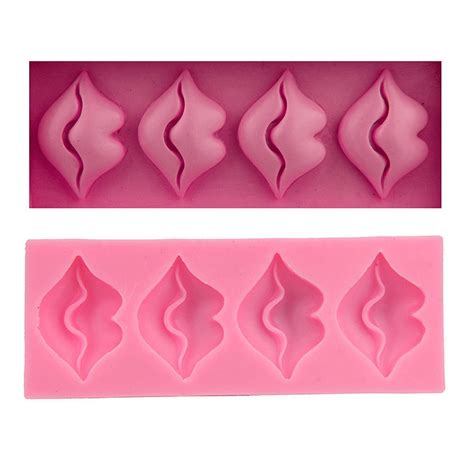 Baidecor Sexy Lips Shape Silicone Chocolate Molds Candy Mold Set Of 3 N2 Free Image Download