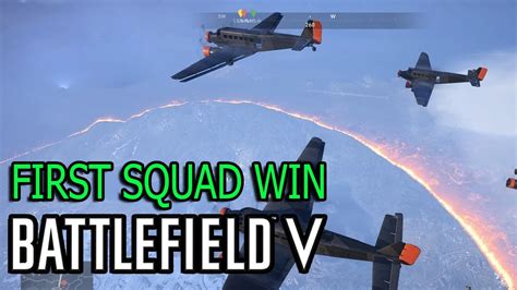 Battlefield V Firestorm First Squad Win YouTube