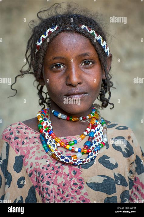 Afar Tribe Girl Assayta Ethiopia Banque De Photographies Et Dimages à