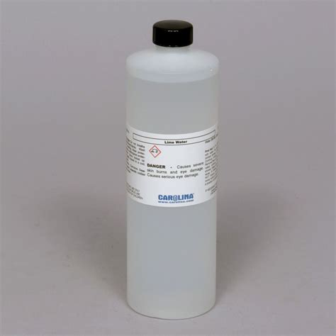 Lime Water (calcium hydroxide), 500 mL | Carolina Biological Supply