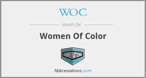 What does WOC stand for?