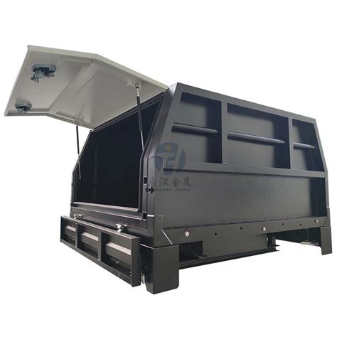 Aluminum And Steel Custom Ute Tray Powder Coated In Black Color For